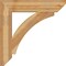 Ekena Millwork Thorton Slat Rough Sawn Bracket, Western Red Cedar, 6"W x 34"D x 34"H BKT06X34X34THR06RWR - alternate 3